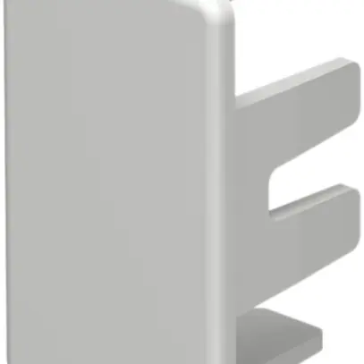 Piastra terminale Bettermann p.canale d'installazione WDK grigio chiaro 20×35mm 