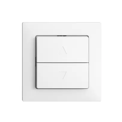 Kit frontal EDIZIOdue F blanc pour poussoir & interrupt.stores 