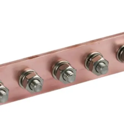 Barra di compensazione di potenziale  DEHN/elvatec Cu 6×M10×25mm 