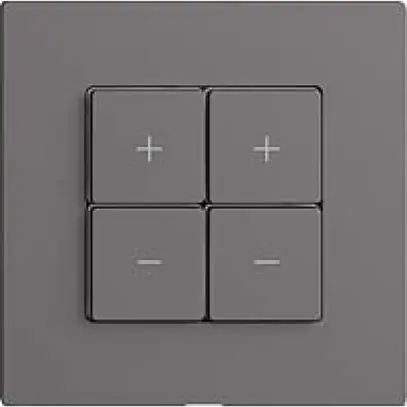 Stazione secondaria 2K/4T per dimmer Edue Wiser grigio scuro 