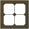 Telaio di copertura INC kallysto.pro 2×2 marrone 154×154mm 
