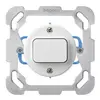 Insert pour interrupteur ENC basico 3/1L avec plaque de fixation blanc 