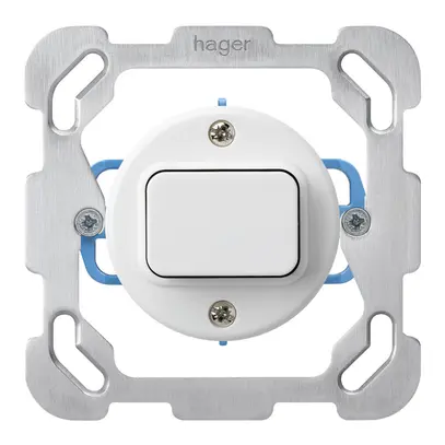 Insert pour interrupteur ENC basico 3/1L avec plaque de fixation blanc 