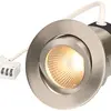 Spot LED INC Disc230 7W 230V 570lm 3000K trou Ø68mm nickel 36° 