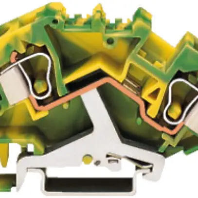 Morsetto di protezione WAGO 10mm² verde/giallo 