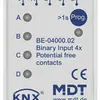 Ingresso binario KNX AMD MDT BE-04000.02 4-can 12V 2UM 