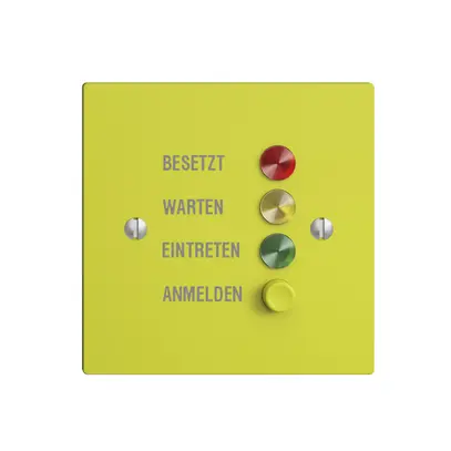 Türstation für Rufleuchte lemon deutsch, EDIZIOdue 