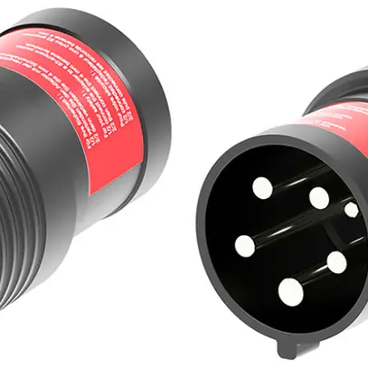 Adaptateur de mesure fiche CEE ELBRO 63A IP44 5L 415V/CAT IV Ø80×123mm 