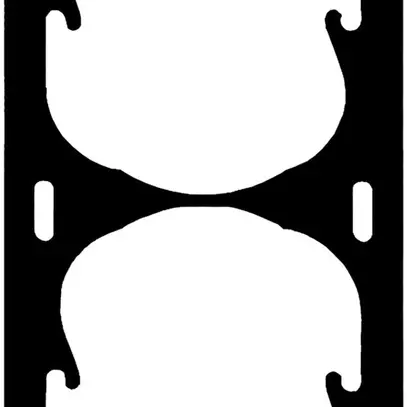 Cadre de fixation Somfy Smoove, 2×1, convient pour EDIZIO 