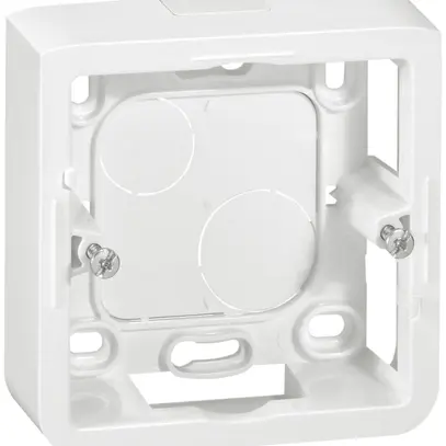 Scatola AP MOS 1×2 moduli bianco p=40mm 