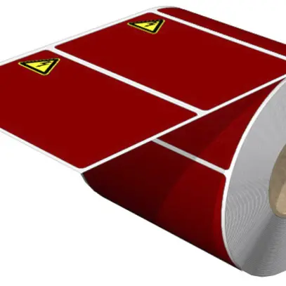 Étiquette Weidmüller THM PV 89/60 B/DR RT continue auto-adhésive rouge 