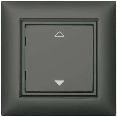 Poussoir RF AP ALADIN EnOcean EDIZIOdue, 1-fois, gris foncé, V/Λ 