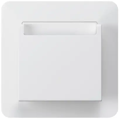 Interruttore Hotelcard INC kallysto.trend 1L bianco 