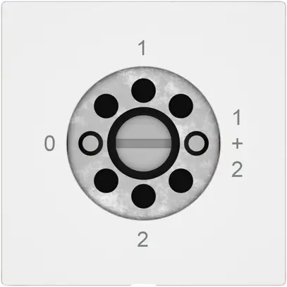 Interruttore rotativo EDIZIO.liv SNAPFIX® commut.serie 1/1L s.cilindro bi 