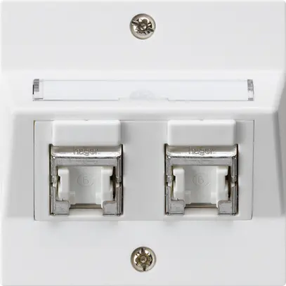 Kit de montage ENC kallysto A cat.6 2RJ45/s blanc 