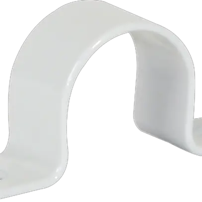 Brida Plica 2 viti M20 acciaio laccato grigio chiaro 