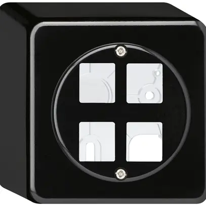 Kit de montage AP HMS basico pour 4 modules noir 