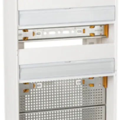 Tableau de distribution AP multimédia Legrand 2 rangées 26UM sans porte, blanc 