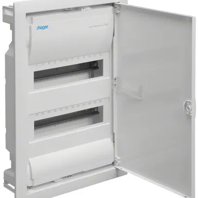 Coffret de distribution ENC Hager volta 2 rangées 24UM porte IP30 348×505×94.5mm 