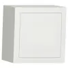AP-Gehäuse SIDUS 75×75mm weiss mit Blindplatte 