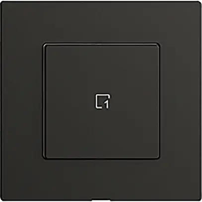 Poussoir scène 1 scène/1T Edue Wiser noir 