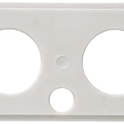 Flanschplatte zu weber.hse für oben/unten 2×M40×1.5+M16×1.5 