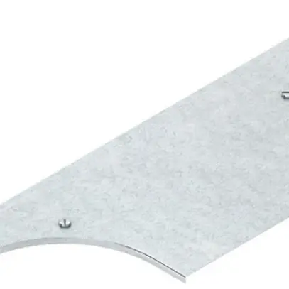 Coperchio Niedax mont.raccordo T p.KR l=204mm sistema chiusura, acciaio zincato 