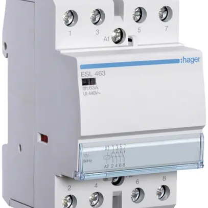 Contattore AMD Hager 12VAC 4 chiusura 63A 3UM 