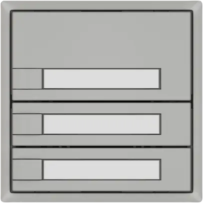 Pulsante KNX RGB EDIZIO.liv SNAPFIX® sensore temp.s.LED targ.3× com.1T grc 