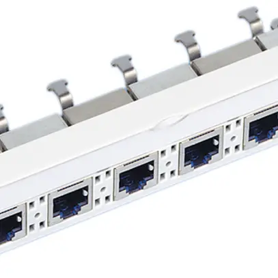 Elemento universale JK freenet R&M 6×RJ45 cat.6(Real10) schermato 