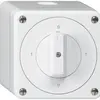 Interruttore rotativo AP robusto IP55 schema 0/1P bianco 