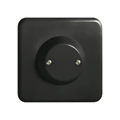 Kit frontal ENC FH noir pour interr. & contact à tirage 