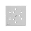 Plaque frontale 3×T12,S EDIZIOdue gris clair 