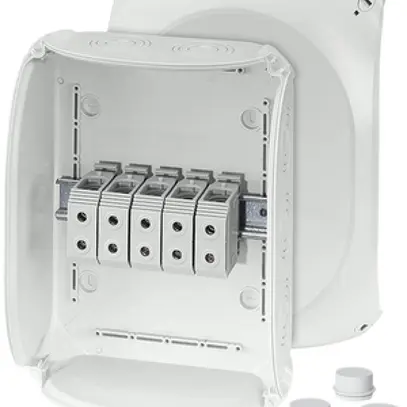 Scatola derivazione AP Hensel DK 3535 G, 5×35mm², grigio 