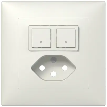 UP-Montageset ABB Sidus B weiss für Sensor/Aktor mit T13 free@home 