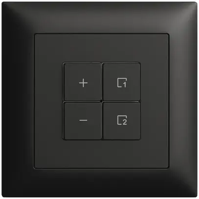 Comando per dimmer INC 1c scena/4t Edue Wiser nero 
