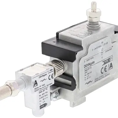 Scaricatore di sovratensione DEHN/elvatec, per cavi coassiali 