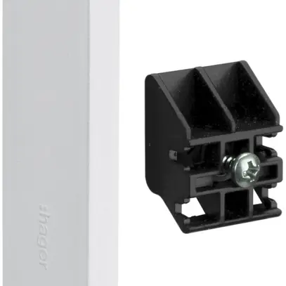 Embout de fermeture Hager pour SL20080 blanc pur avec lèvre flexible 