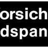 Autocollant d'avertissement Vorsicht! Fremdspannung 60×20mm auto-adhésif noir 