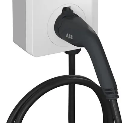 Ladestation ABB Terra W22-G5-RD-MC-0, Typ 2, 5m 3P 32A MID mit RFID, Display, 4G 