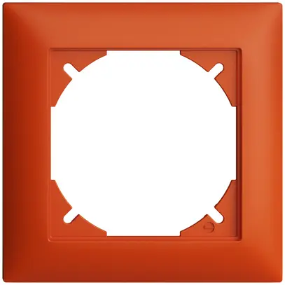 Cadre de recouvrement EDIZIOdue 1×1 orange 