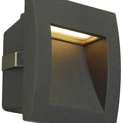 EB-LED-Wandleuchte SLV DOWNUNDER OUT S, 0.96W 25lm 3000K IP55 anthrazit 