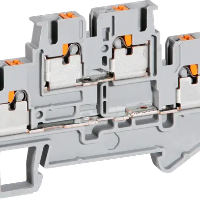 Morsetto 0.14…4mm² grigio AWG26…12 