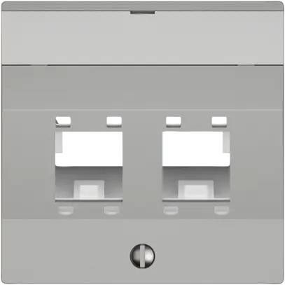 Kit di montaggio EDIZIO.liv SNAPFIX® per freenet cat.5e/6 adattatore 2× grc 