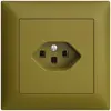 Presa INC EDIZIOdue T23 16A olive, con morsetti innest. 