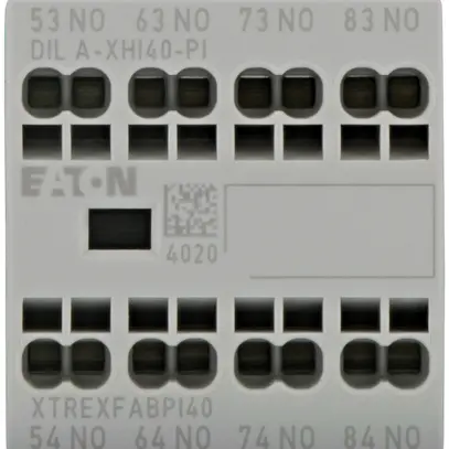 Contatto ausiliare Eaton, 4P, Ith=16A, 4Ch, montag.frontale, morsetto Push-in 