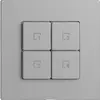 Comando per pulsante scena 4 scene/4T Edue Wiser silver 