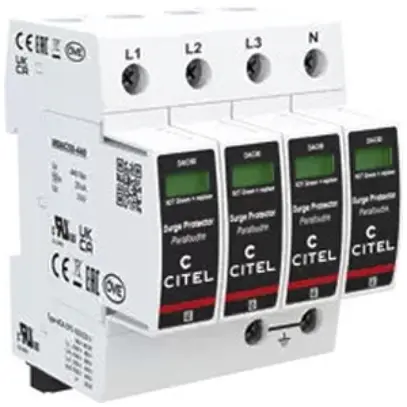 Scaricatore di sovratensione  Citel DAC50S-40-440, tipo 2, 4 poli 