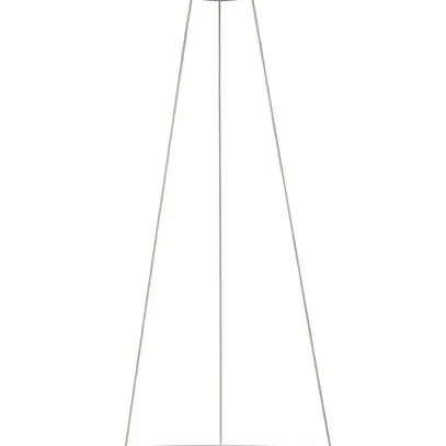 Luminaire suspendu LED SLV PANEL 60 ROUND DALI 43W 3150lm 3000K Ø600×32mm gris 