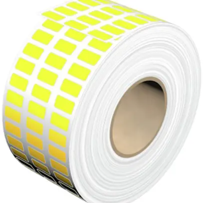 Étiquette Weidmüller THM MT30X auto-adhésive 12×6mm polyester jaune 
